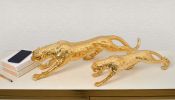 Standing Gilt Leopard 22 Inches Long