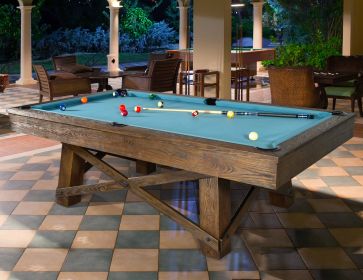 8ft Ashwood Slate Top Pool Table Craftsman