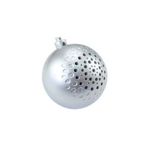 Christmas bass computer bluetooth speaker (Option: Silver grey-USB)