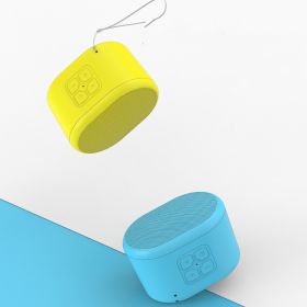 Mini Macaron Bluetooth Speaker Portable Music Speaker (Color: Yellow)