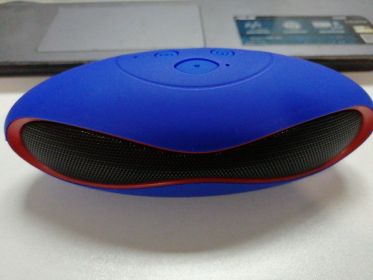 Manufacturer Amazon Card Tf Fm Gift Customized C6 Rugby Usb Mini Bluetooth Speaker (Color: Blue)