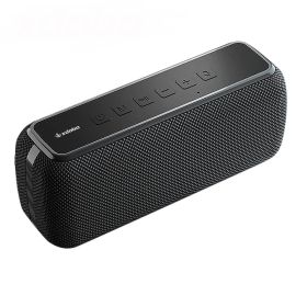 The New Size Small Sound Big X8 Subwoofer Speaker Bluetooth 5.0 (Option: Black-USB)