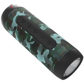 Waterproof Bluetooth Speaker 4.0 Wireless Speaker With Card Power Bank (Option: Camouflage)