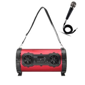 Outdoor High Power Speaker With Microphone Card (Option: Azalea Wired Microphone-USB)