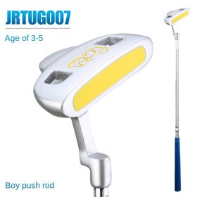 Golf Children Start To Learn The Cue Club (Option: Yellow-3to5 years old)