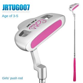 Golf Children Start To Learn The Cue Club (Option: Pink-3to5 years old)