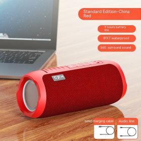 Bluetooth Stereo Small Household Wireless Mini (Option: Red Standard Edition)