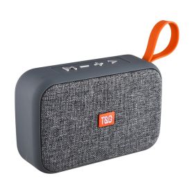 Sports Wireless Bluetooth Call Portable Audio Radio (Option: Grey-USB)