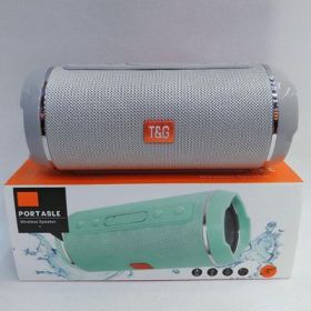 High Sound Quality Portable Subwoofer Bluetooth Speaker (Color: Grey)