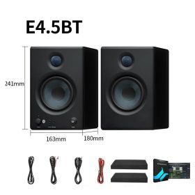 Mobile Bluetooth Sonar Active Monitoring Speaker (Option: Black-E4.5BT-220V US)